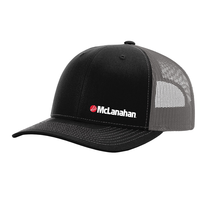 Black and Grey McLanahan Trucker Hat - Image 1