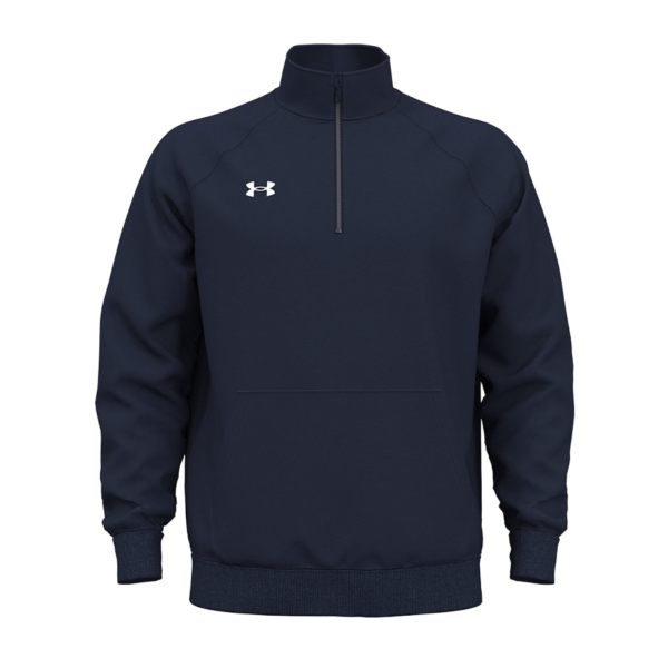 Under Armour Men's Rival Fleece Quarter-Zip in Midnight Navy