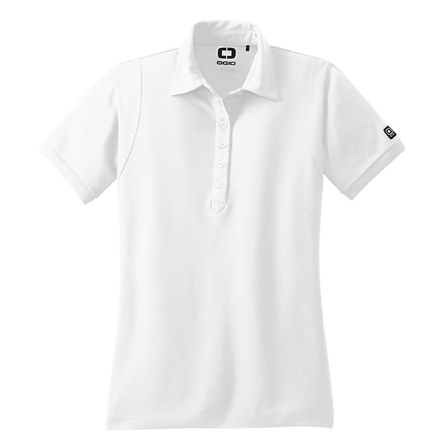 OGIO Jewel Polo in Bright White - Image 1
