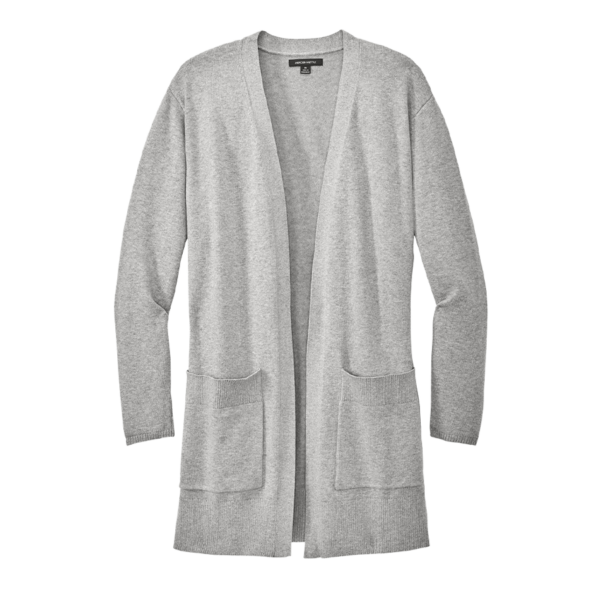 Mercer+Mettle Women’s Open-Front Cardigan Sweater in Gusty Grey Heather