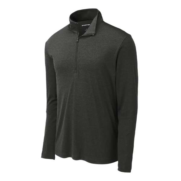 Sport-Tek Endeavor 1/2-Zip Pullover in Black Heather