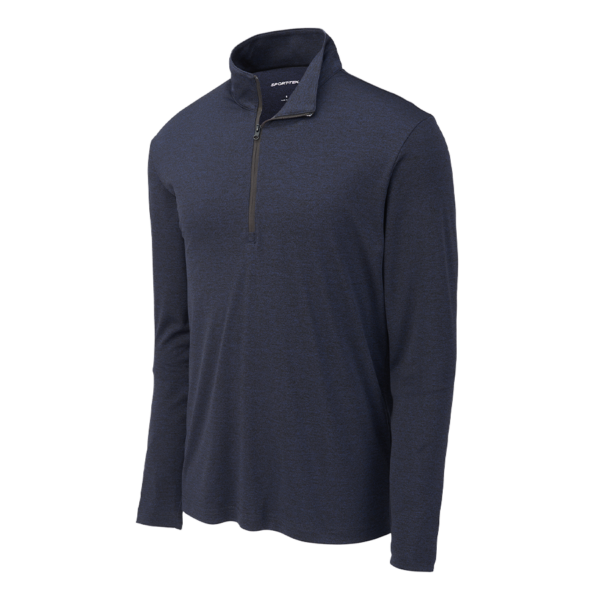 Sport-Tek Endeavor 1/2-Zip Pullover in Deep Navy Heather