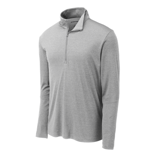 Sport-Tek Endeavor 1/2-Zip Pullover in Light Grey Heather