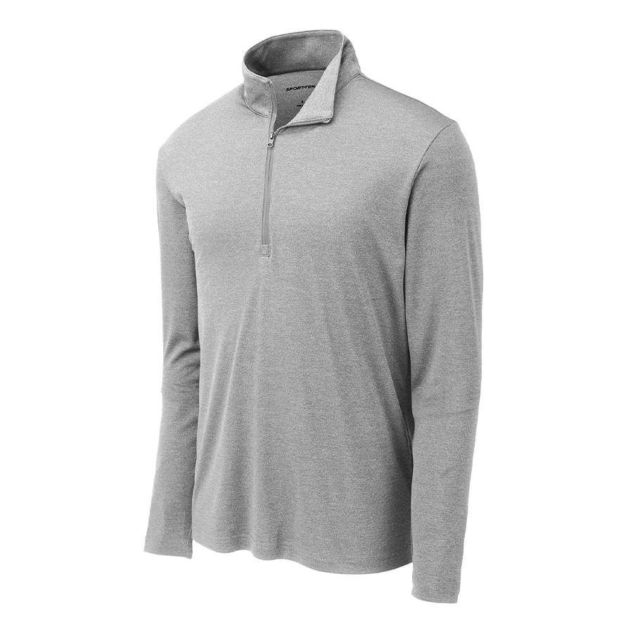 Sport-Tek Endeavor 1/2-Zip Pullover in Light Grey Heather - Image 1