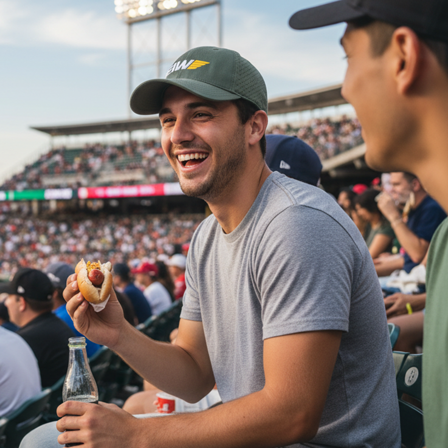 EIW Black Sport Mesh Cap - Image 2